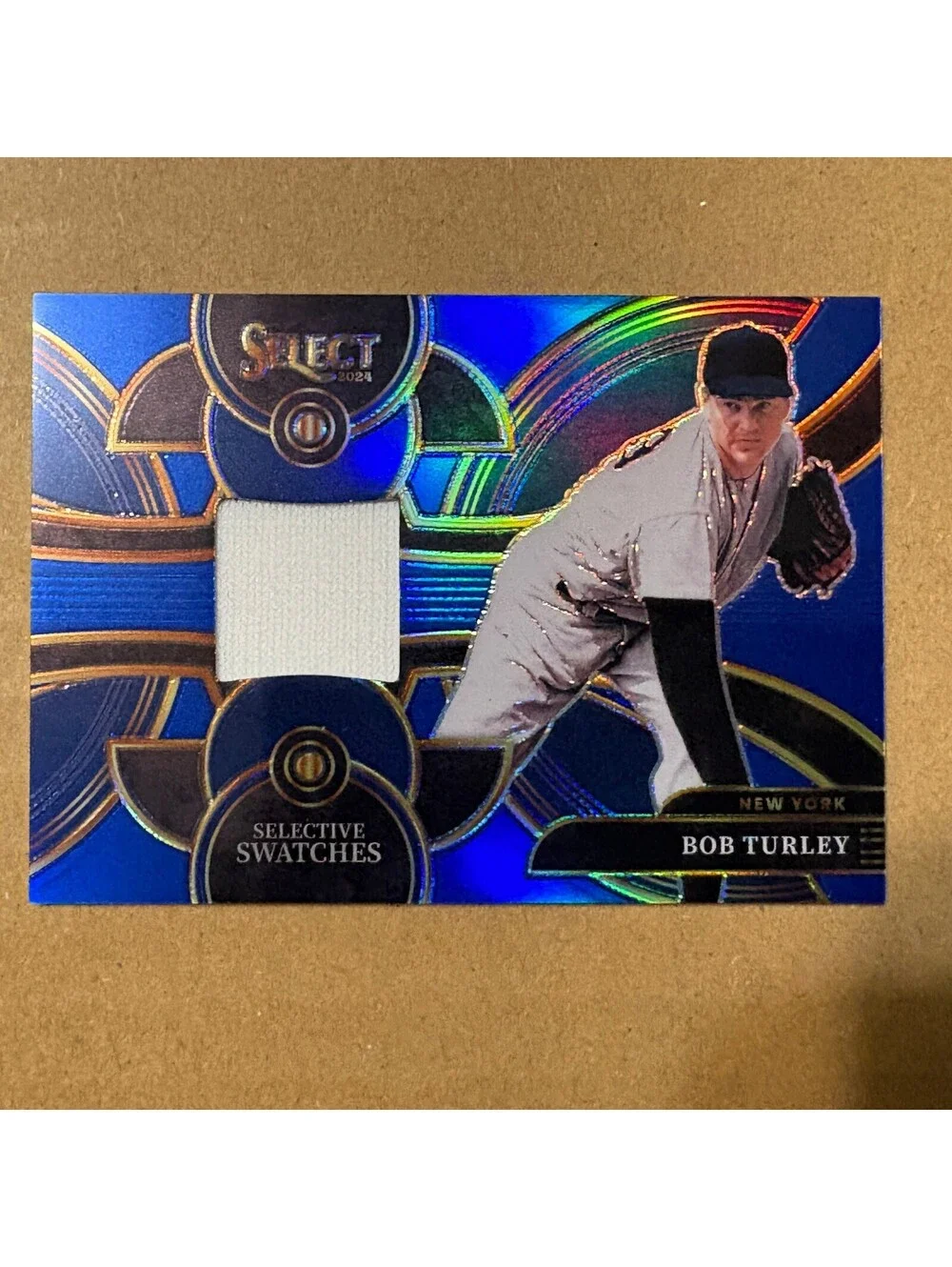 2024 Panini Select - Bob Turley #SS-BT - Selective Swatches Relic Blue #/49